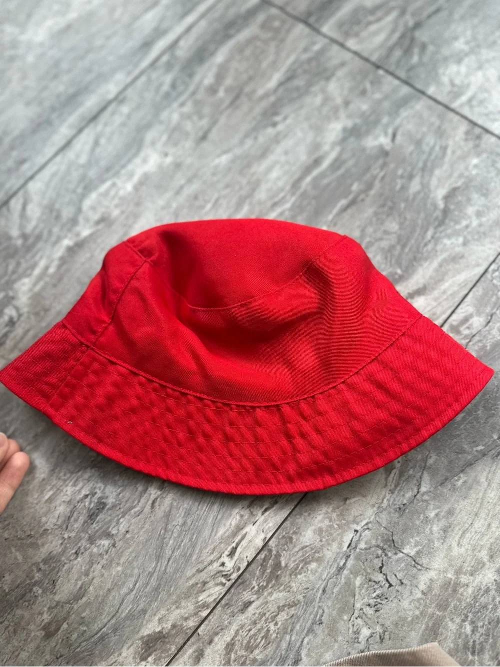 Disney Mickey Mouse Kids Reversible Bucket Hat Red Blue Embroidered Sun Hat 0002